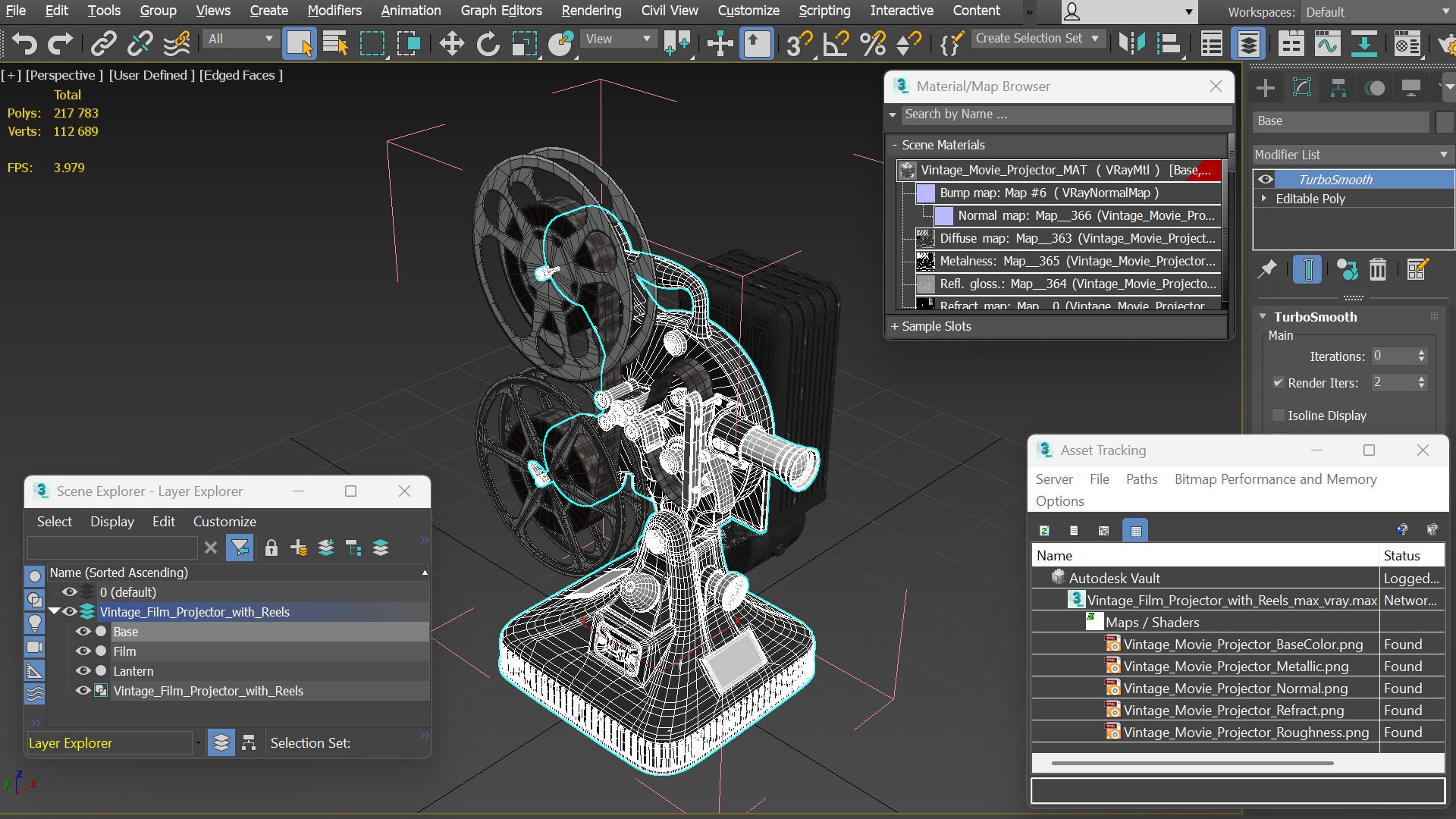 Vintage Film Projector with Reels 3D model https://p.turbosquid.com/ts-thumb/gI/BtxkJE/BK/vintage_film_projector_with_reels_015/jpg/1787522424/1920x1080/fit_q87/8ea71d0a323a5f86623f89431d1407036b26d1f5/vintage_film_projector_with_reels_015.jpg