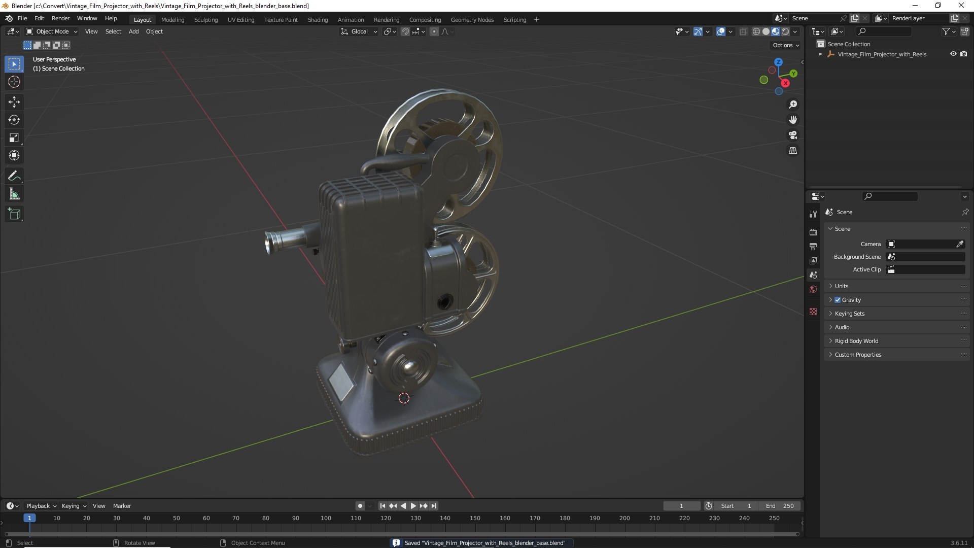 Vintage Film Projector with Reels 3D model https://p.turbosquid.com/ts-thumb/gI/BtxkJE/BT/vintage_film_projector_with_reels_1001/jpg/1787522426/1920x1080/fit_q87/f38357cc1afadabfbb821490dcb6f9c81988ff6e/vintage_film_projector_with_reels_1001.jpg