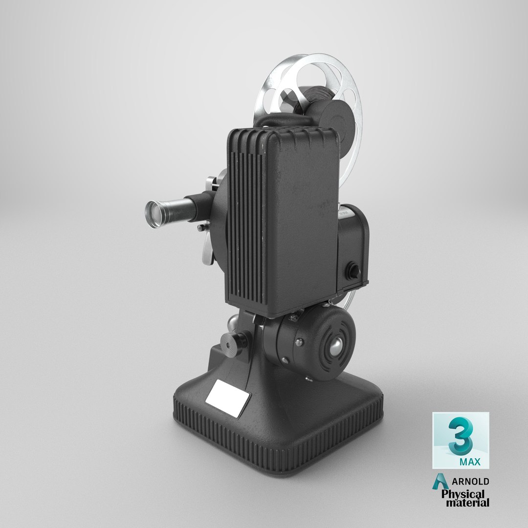 Vintage Film Projector with Reels 3D model https://p.turbosquid.com/ts-thumb/gI/BtxkJE/f5/stemcell_max_physical_render/png/1787677586/1920x1080/fit_q87/4fe02228884331928db86246a5f7111b59640502/stemcell_max_physical_render.jpg