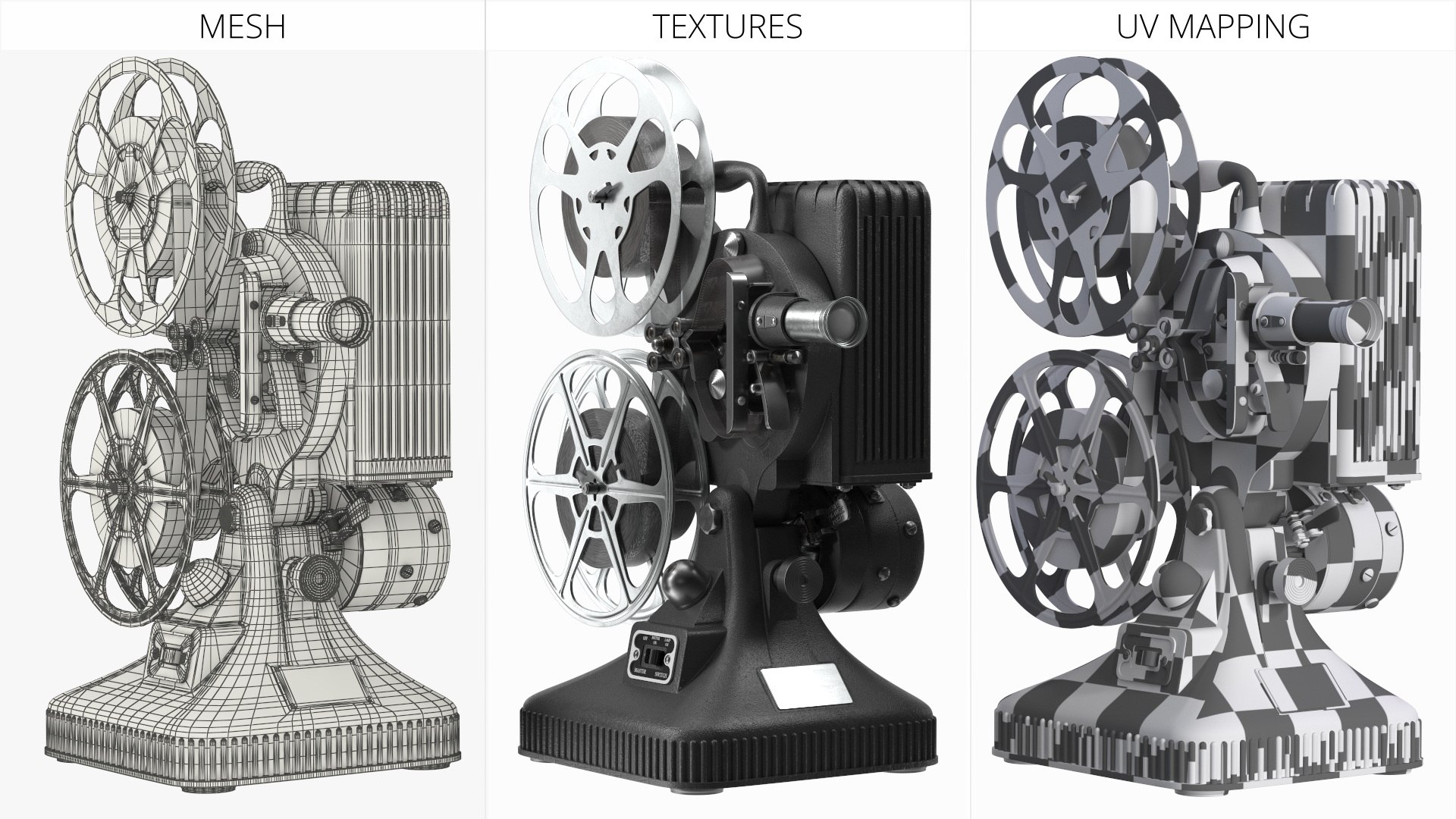 Vintage Film Projector with Reels 3D model https://p.turbosquid.com/ts-thumb/gI/BtxkJE/tU/vintage_film_projector_with_reels_009/jpg/1787522406/1920x1080/fit_q87/c499b9c5e493d7714b446333cadcc60a32321302/vintage_film_projector_with_reels_009.jpg