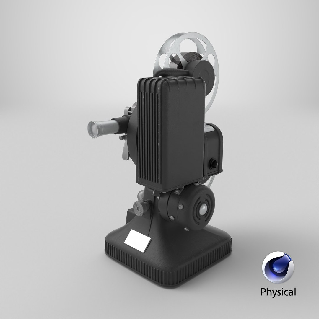 Vintage Film Projector with Reels 3D model https://p.turbosquid.com/ts-thumb/gI/BtxkJE/wL/stemcell_cinema_4d_physical_render/png/1787677580/1920x1080/fit_q87/cc5aa7cf9881555c71184a812f0e031f73247bb7/stemcell_cinema_4d_physical_render.jpg