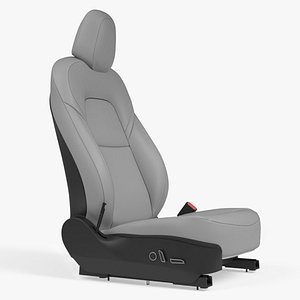 Car Front Right Seat Gray Leather