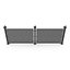Metal Fencing Barrier Models for Gardens and Sidewalk 3D model