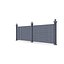 Metal Fencing Barrier Models for Gardens and Sidewalk 3D model