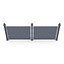 Metal Fencing Barrier Models for Gardens and Sidewalk 3D model