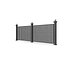 Metal Fencing Barrier Models for Gardens and Sidewalk 3D model