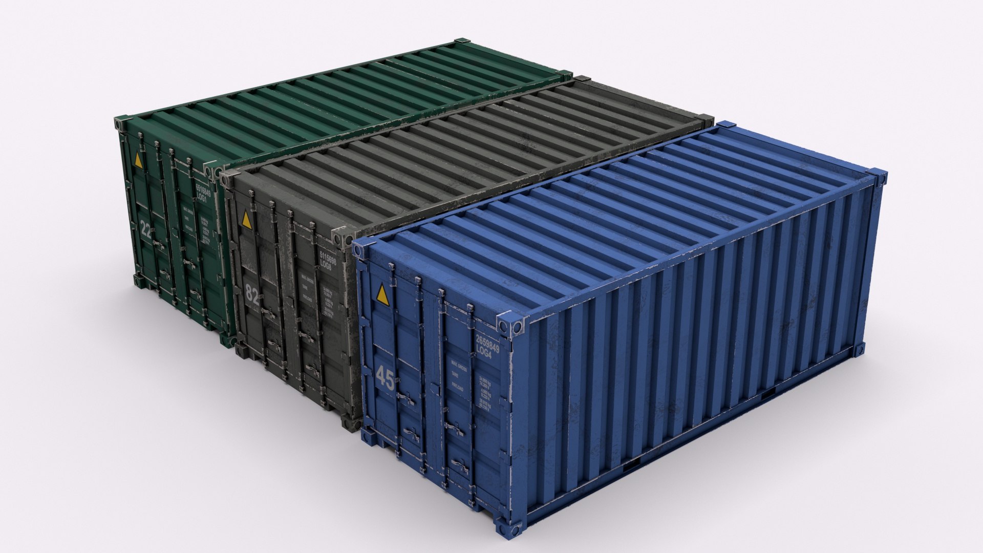 Containers 3D Model - TurboSquid 1967573