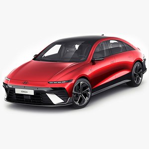 3D Hyundai Ioniq 6 N-line 2026 model