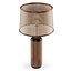 Wooden rattan table lamp
