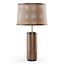 Wooden rattan table lamp