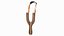 Slingshot Catapult Dark Wood