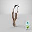 Slingshot Catapult Dark Wood