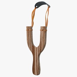 Slingshot Catapult Dark Wood