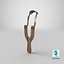 Slingshot Catapult Dark Wood