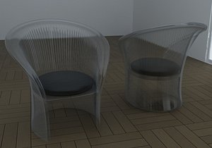 magis flower chair 3d model