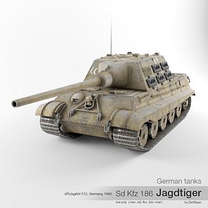 sd kfz 186 tiger 3ds