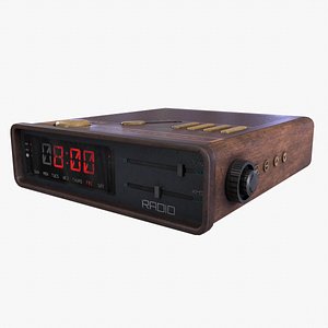Digital Clock Radio 3D model