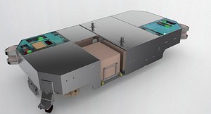 agv car gear machine 3D model