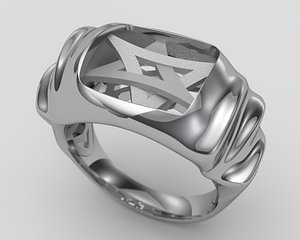 3D Star Ring