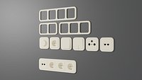 EU Switch and Socket Schalter und Dosen