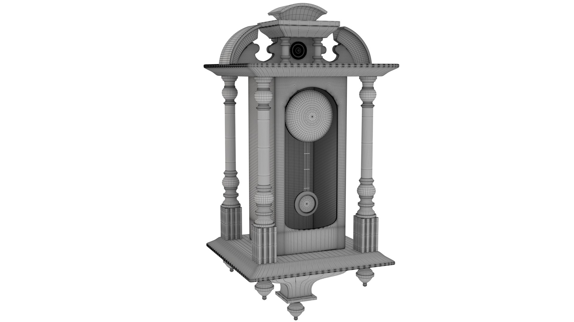 3D Antique Pavel Bure wall clock with beating model - TurboSquid 1835967