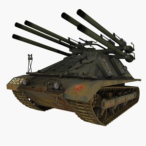 3d model m50 ontos tank