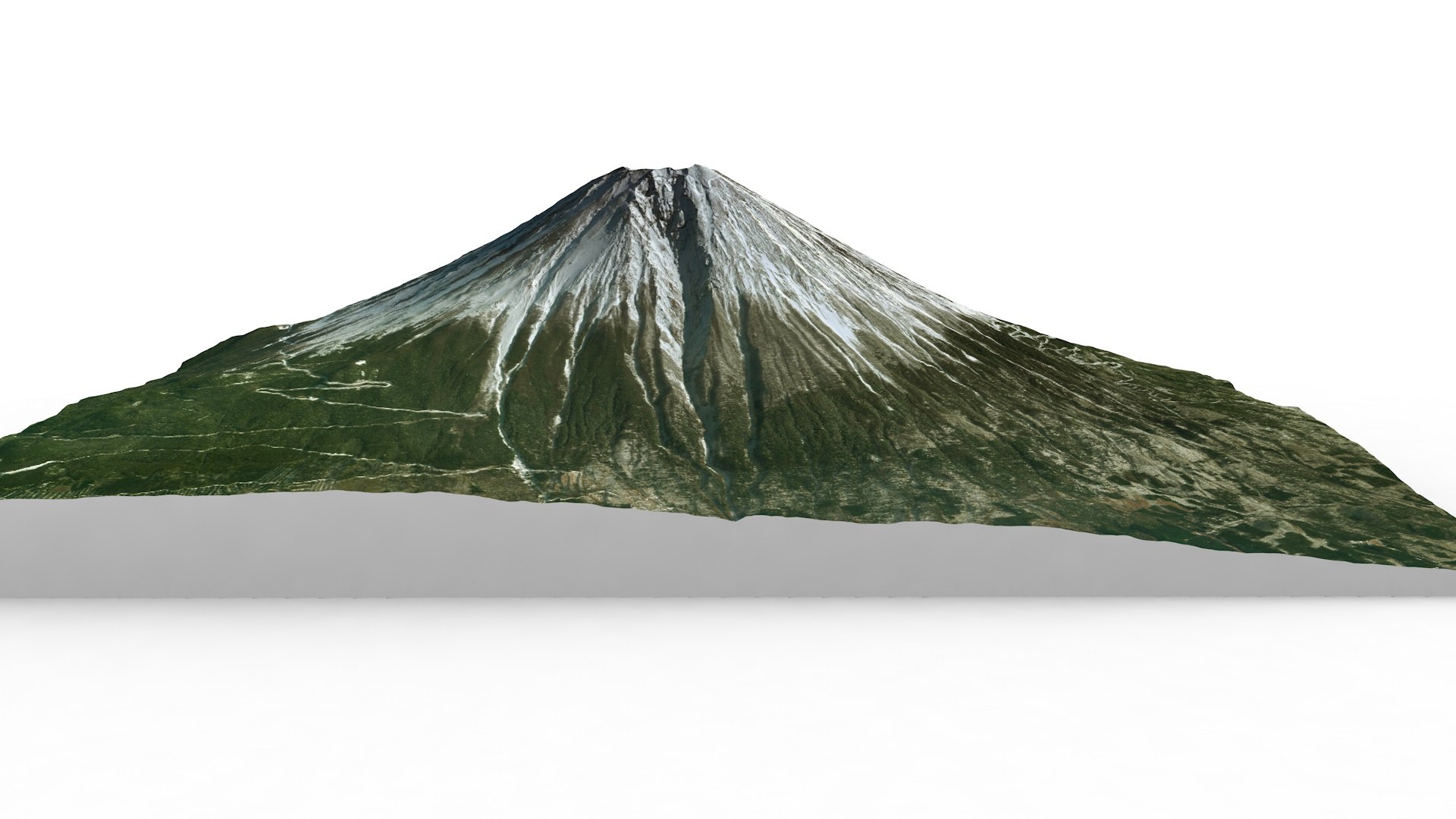 Free 3D Mount Fuji - TurboSquid 1992913