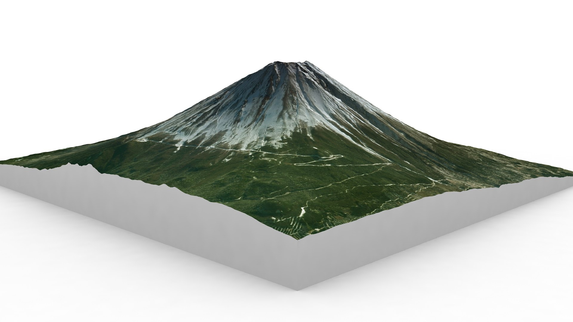 Free 3D Mount Fuji - TurboSquid 1992913