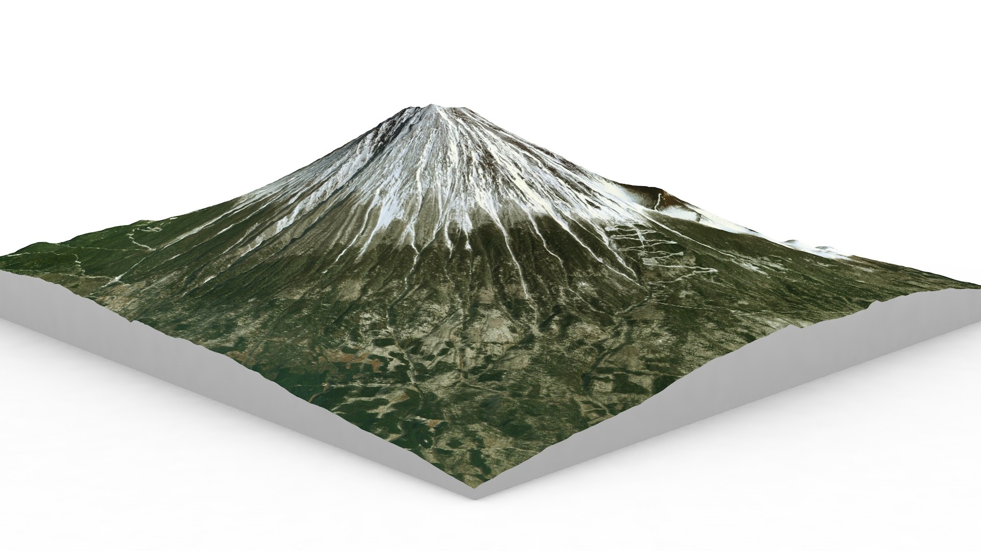 Free 3D Mount Fuji - TurboSquid 1992913