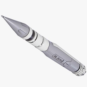 3D Sci-Fi Missile 04