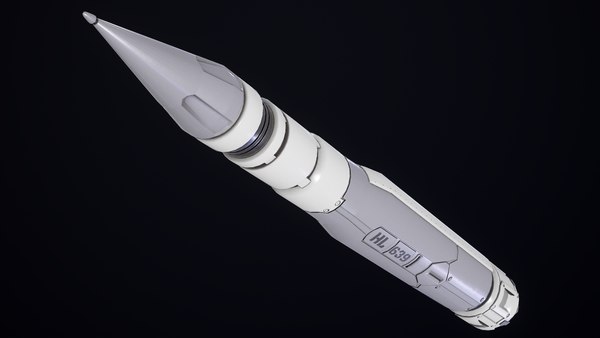 3D Sci-Fi Missile 04 - TurboSquid 1816145
