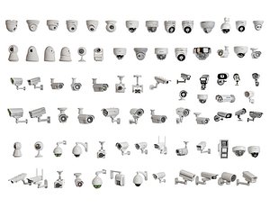 Security Surveillance Camera surveillance camera Security Cameras Collection model