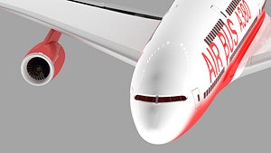 3d air bus a380 model