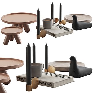 075 Living decor set PIERROT PACK 00 3D model