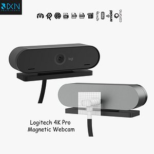 3D model Logitech 4K Pro Magnetic Webcam