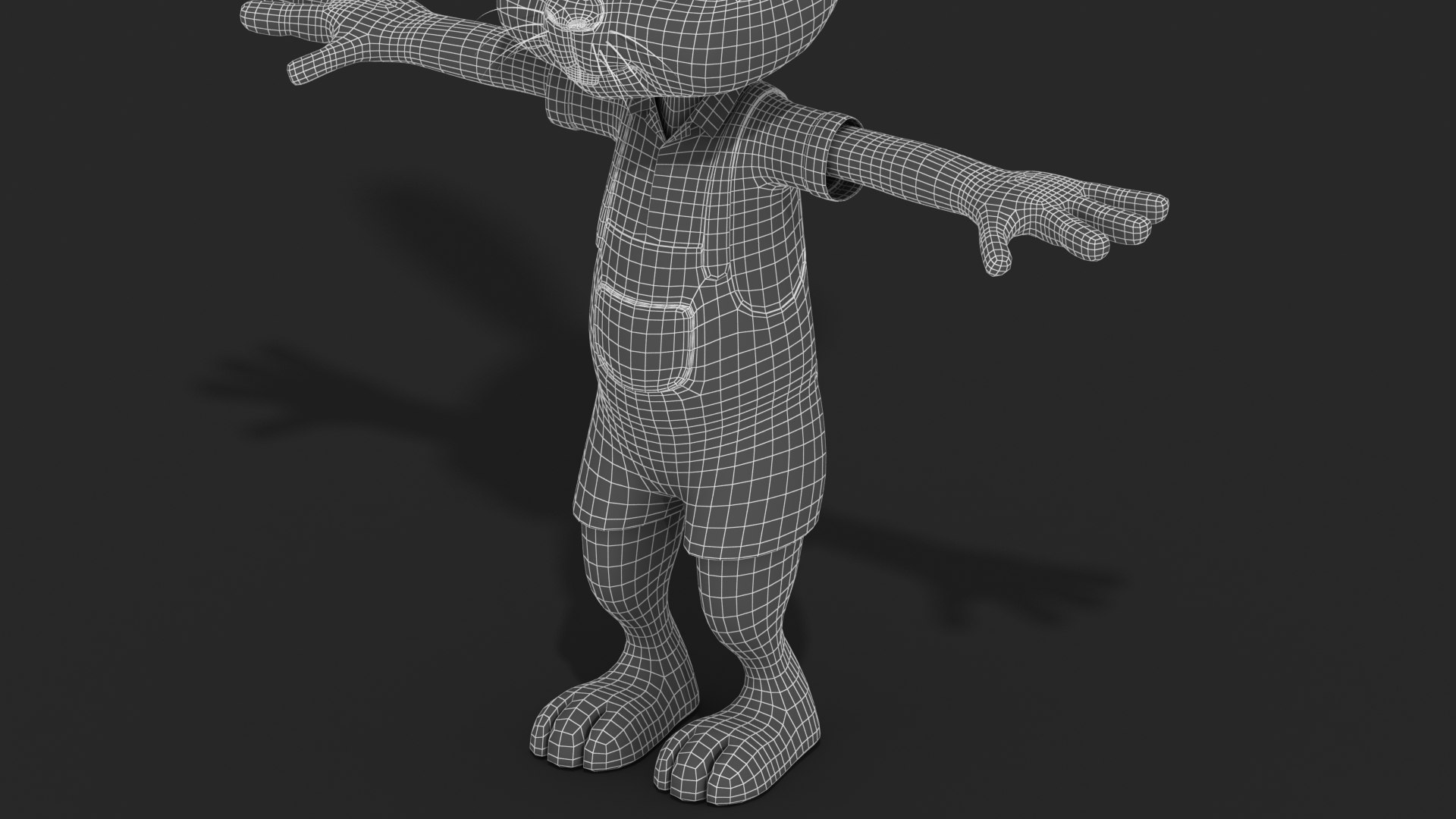 Cartoon Rabbit 3d Model Turbosquid 2010417