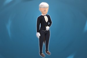 Stylized NPC - Rich Gentleman Butler