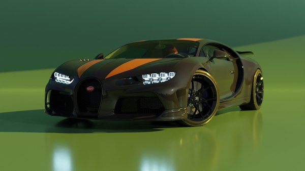 modelo 3d Modelo Bugatti Chiron Súper Deportivo - TurboSquid 2141911