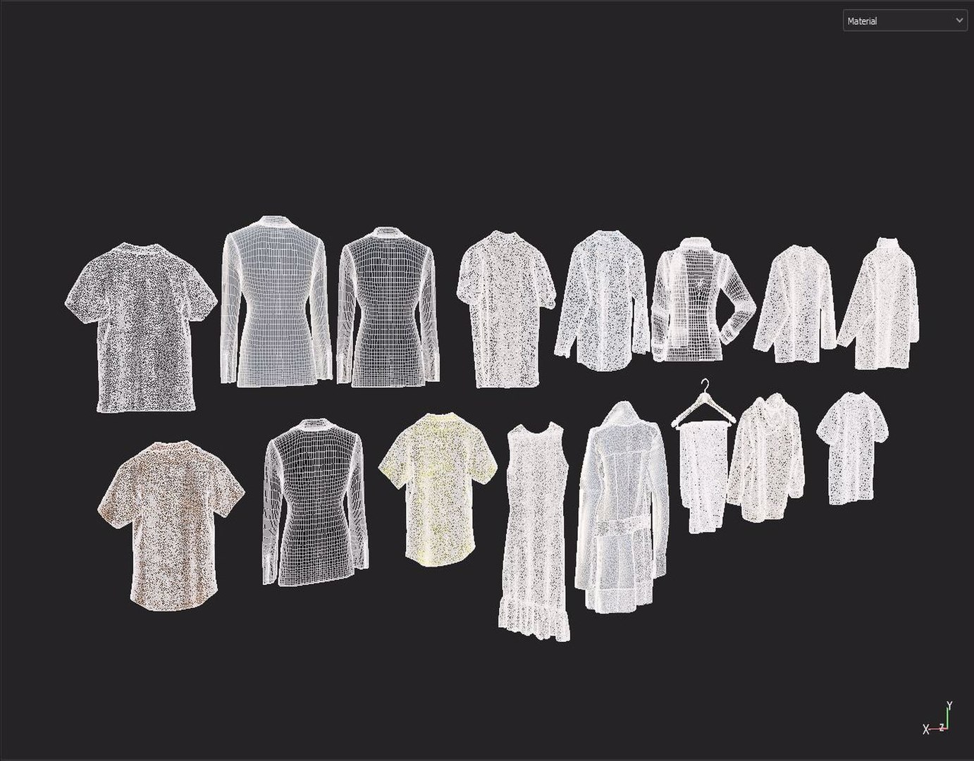 Clothes Collection-01 Model - TurboSquid 2044412