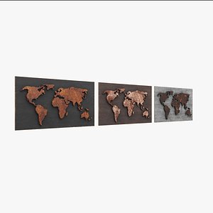 3D world worldmap model
