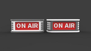 3D model On Air Sign 3D model