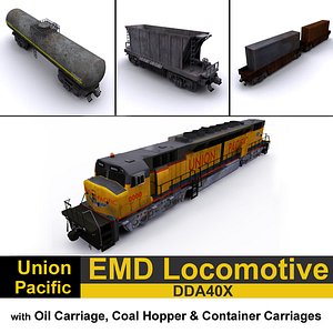 emd hopper 3D model