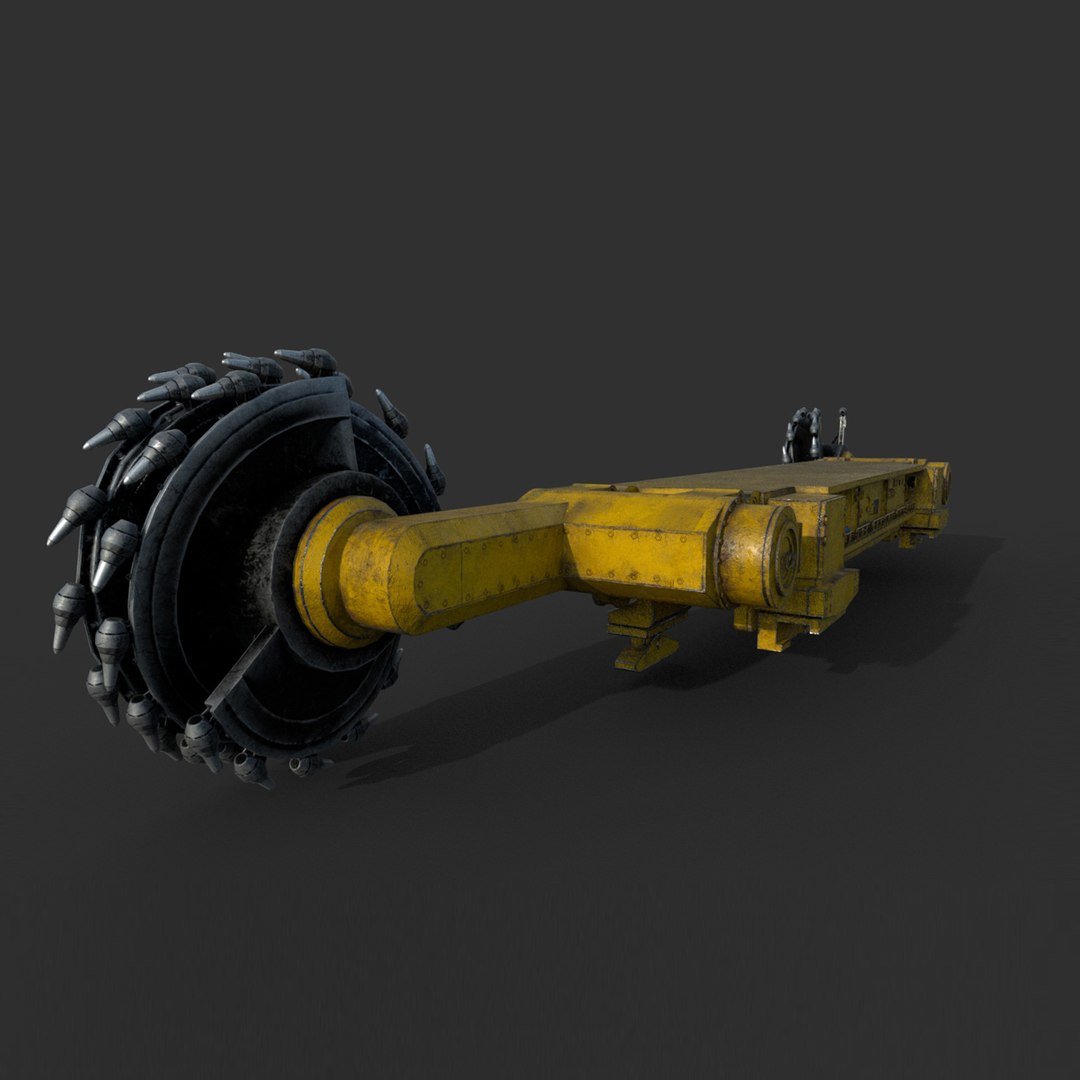Shearer Harvester Mining 3D Model - TurboSquid 1428393