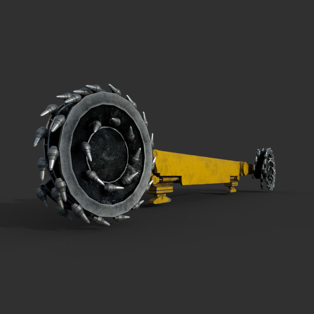 Shearer Harvester Mining 3D Model - TurboSquid 1428393