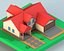 Low Poly House Cartoon
