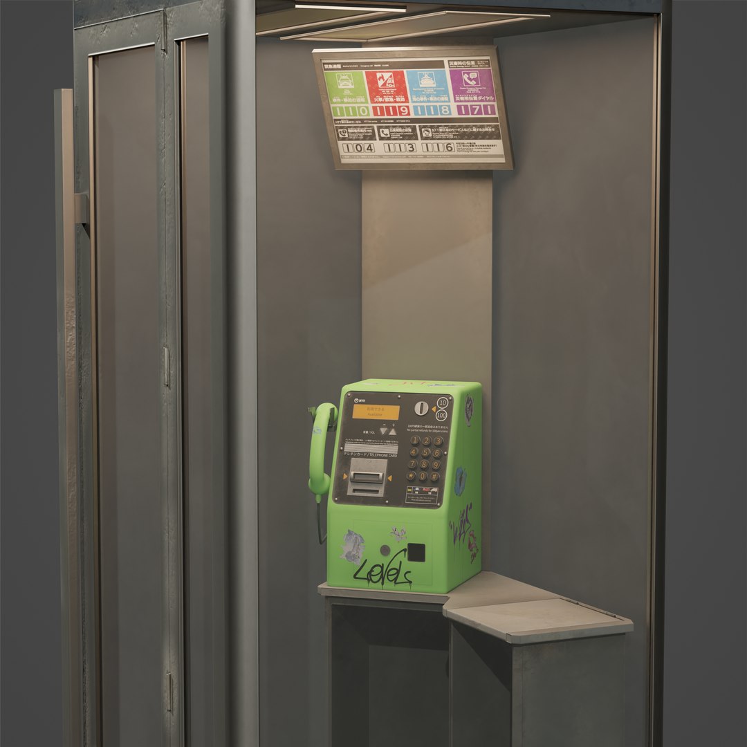 Japanese Telephon Booth 3D https://p.turbosquid.com/ts-thumb/gJ/9t31Af/FM/tb_5_as/png/1676404787/1920x1080/fit_q87/038b696bffdfd766e50a64f09f67c58548e2df03/tb_5_as.jpg