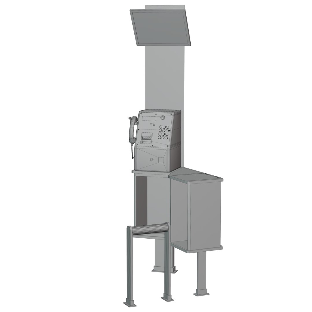 Japanese Telephon Booth 3D https://p.turbosquid.com/ts-thumb/gJ/9t31Af/Zh/wireframe2/png/1676404139/1920x1080/fit_q87/5bc1d77f9a53e8e9643079d4d52187d4de0c8dd7/wireframe2.jpg
