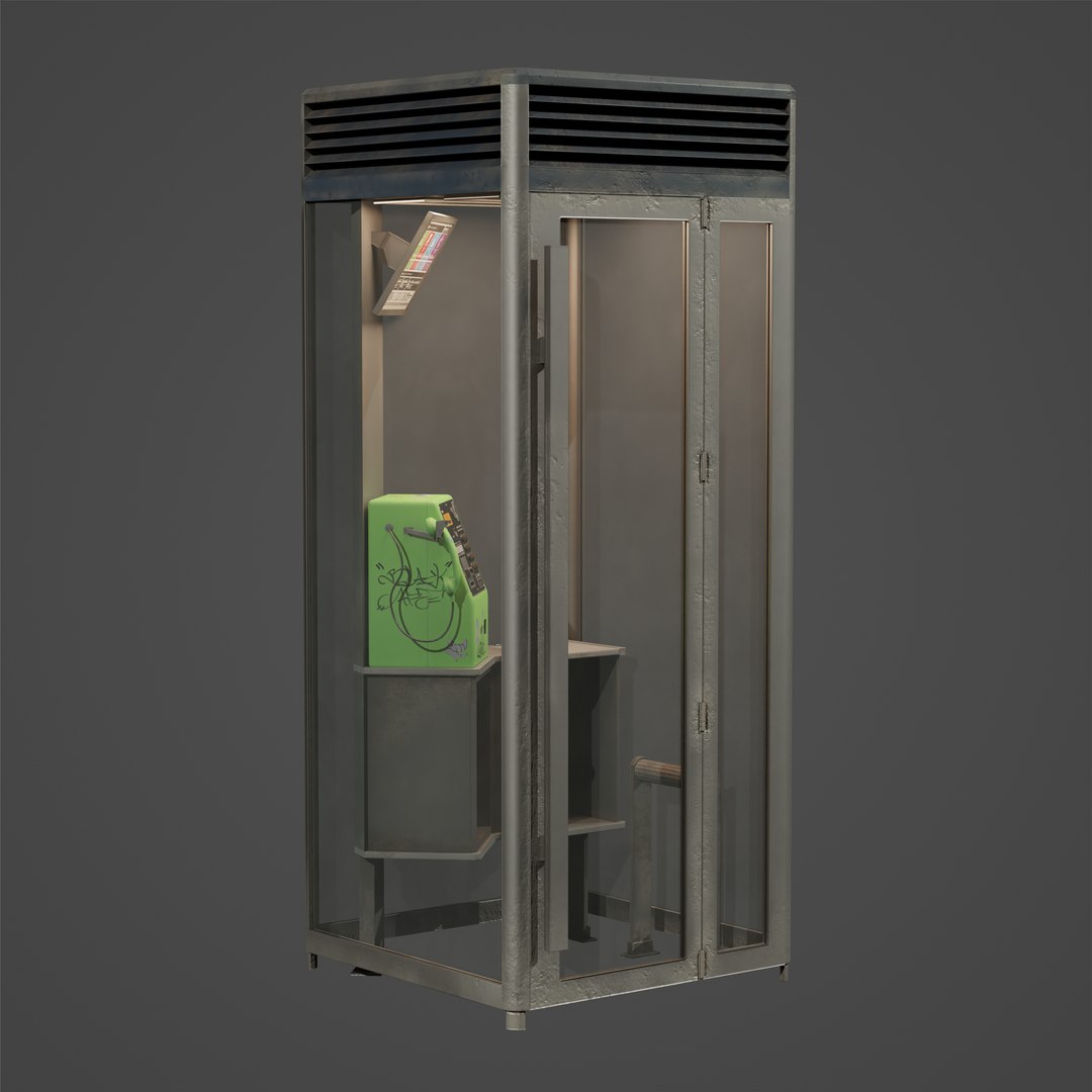 Japanese Telephon Booth 3D https://p.turbosquid.com/ts-thumb/gJ/9t31Af/mH/tb_4_as/png/1676403098/1920x1080/fit_q87/1b5849d8214d701b28e82ee50bb473c46a8798ba/tb_4_as.jpg
