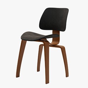 3D model High Quality 1947 Eames Chair 3D Model  Detailed and Realistic