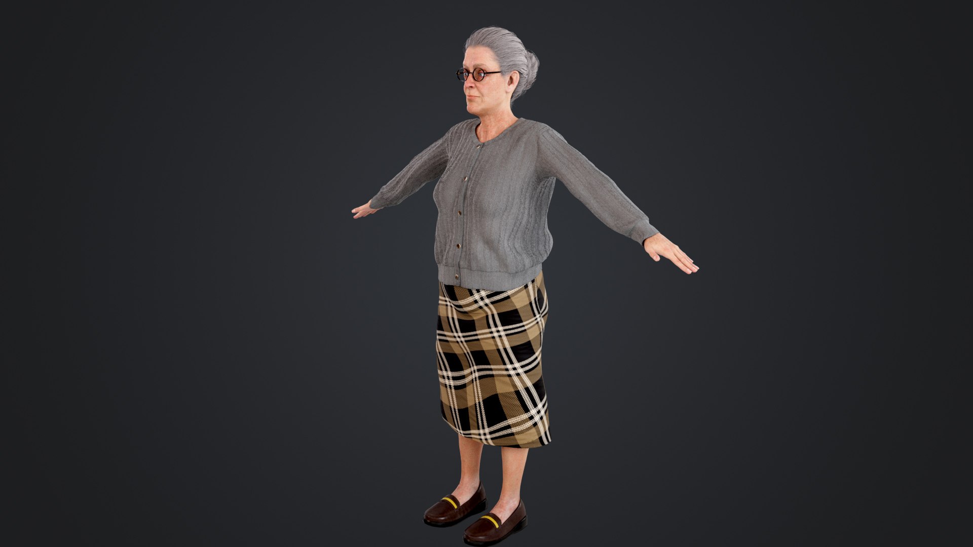 3D Old Woman Rigged model https://p.turbosquid.com/ts-thumb/gJ/IGoAzY/Wh/grandma_1002/jpg/1772276672/1920x1080/fit_q87/6f2545ae58acc1fb6159b19ada89550328c0143d/grandma_1002.jpg
